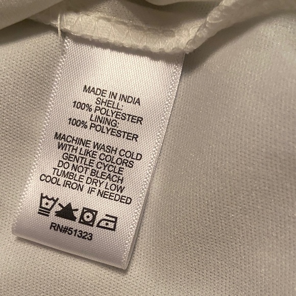 White Swiss-Dot Blouse with Ruffled Bell Sleeve, size S, 1.State brand - Picture 8 of 8